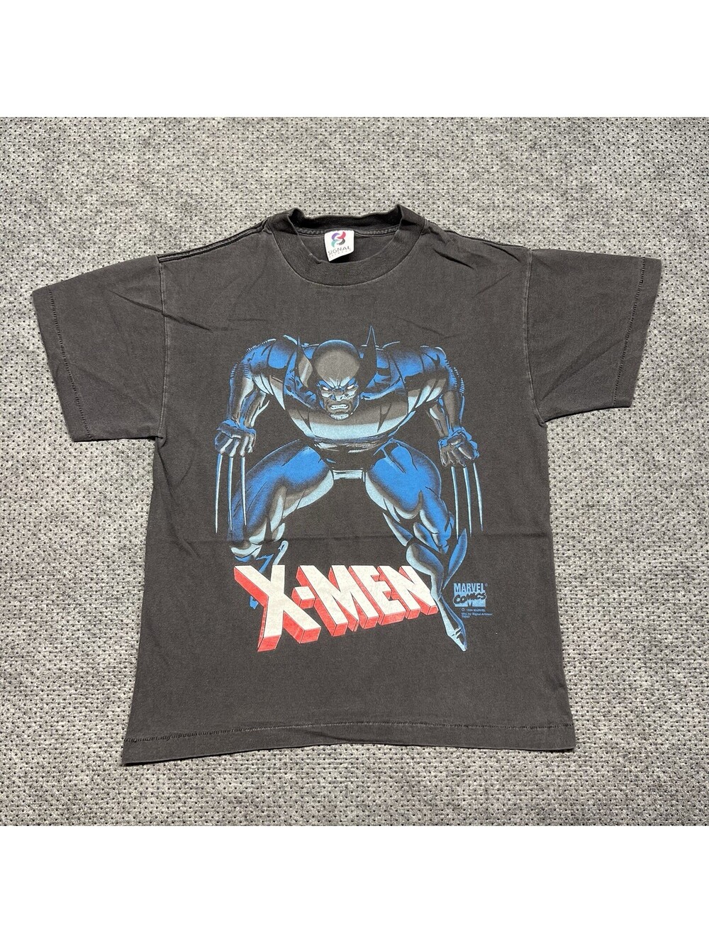 Vintage 1994 Marvel X-Men Wolverine T-Shirt Small Rare Men’s Black Faded Comics